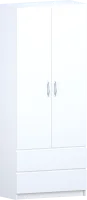Шкаф с ящиками Б 5.011 белый (серия без ручек)