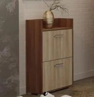 Обувница 2С ясень шимо темный/ясень шимо светлый Обувница 2С ясень шимо темный/ясень шимо светлый