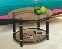 Журнальный стеклянный стол-17 Журнальный стеклянный стол-17