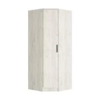 Шкаф угловой Фиеста дуб крафт белый