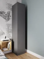 Шкаф Мори МШ 400.1 графит (с полками)