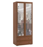 Шкаф двухстворчатый с зеркалом Ливорно ЛШ-23 орех донской