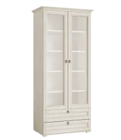 Шкаф со стеклом Престиж-1 сандал светлый Шкаф со стеклом Престиж-1 сандал светлый