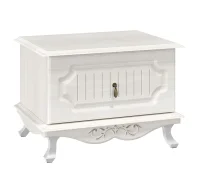Тумба прикроватная Кантри 06.70 вудлайн кремовый/сандал белый Тумба прикроватная Кантри 06.70 вудлайн кремовый/сандал белый