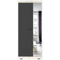 Шкаф Соната ШСЗ-800 дуб крафт белый/антрацит