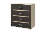 Комод Ким дуб сонома/графит Комод Ким дуб сонома/графит