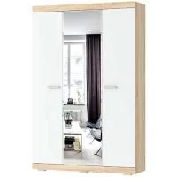 Шкаф Соната ШСЗ-1300 дуб сонома/белый глянец