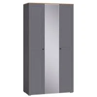 Шкаф для одежды Остин 13.336.03 серый графит/дуб крафт золотой