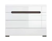 Комод Ацтека KOM4S/8/11 белый глянец Комод Ацтека KOM4S/8/11 белый глянец
