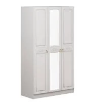 Шкаф Александрина 3-х створчатый белый глянец