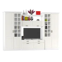 Набор мебели 3 Ливерпуль ясень ваниль/белый