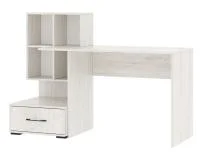 Стол компьютерный ПКС-10 дуб крафт белый