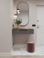 Тумба подвесная Роза 900.2 орех франклин/графит скин ройс Тумба подвесная Роза 900.2 орех франклин/графит скин ройс