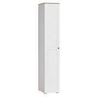 Шкаф-пенал Остин 13.225 белый шагрень/дуб крафт золотой