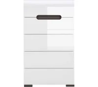 Комод Ацтека KOM5S/10/6 белый глянец Комод Ацтека KOM5S/10/6 белый глянец