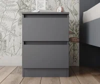 Тумба два ящика Мори ТПМ 400.2 графит Тумба два ящика Мори ТПМ 400.2 графит