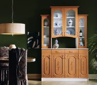 Буфет Лиза-2 4-х створчатый белый/ольха Буфет Лиза-2 4-х створчатый белый/ольха