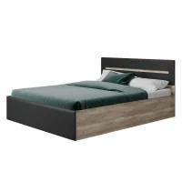 Кровать Наоми КР-11 1,6 дуб каньон/графит Кровать Наоми КР-11 1,6 дуб каньон/графит