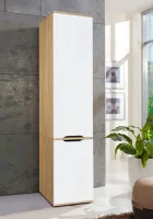 Шкаф пенал со штангой №30 дуб сонома/белый