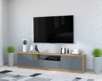 Тумба под ТВ Хилтон дуб крафт золотой/графит