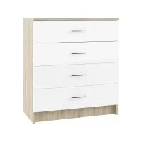 Комод Софи СКМ 800.1 дуб сонома/белый глянец Комод Софи СКМ 800.1 дуб сонома/белый глянец