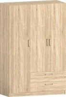 Шкаф 3-х дверный с ящиками Лотос 8.031 дуб сонома