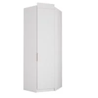 Шкаф угловой Лавис ШДУ 765.1 белый/белый софт