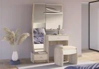 Трюмо 4-25102 Сицилия дуб крафт серый/скандинавское дерево белое Трюмо 4-25102 Сицилия дуб крафт серый/скандинавское дерево белое