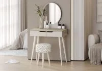 Трюмо 4-25915 дуб крафт серый/кашемир серый Трюмо 4-25915 дуб крафт серый/кашемир серый