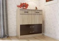 Комод Румба 4-4424 дуб сонома/венге Комод Румба 4-4424 дуб сонома/венге