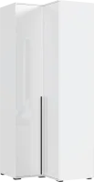 Шкаф угловой Норд белый/белый глянец Шкаф угловой Норд белый/белый глянец