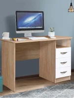 Письменный стол Лидер-6 дуб сонома/белый