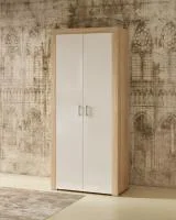 Шкаф Орландо дуб сонома/белый глянец