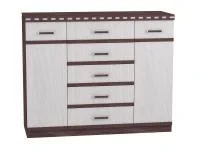 Комод 3 Ольга-13 ясень анкор темный/ясень анкор светлый Комод 3 Ольга-13 ясень анкор темный/ясень анкор светлый