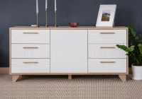 Комод Копенгаген дуб сонома/белый матовый Комод Копенгаген дуб сонома/белый матовый