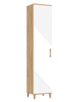 Пенал Ирис закрытый браш вайт/дуб крафт