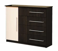 Комод-9 венге/дуб млечный Комод-9 венге/дуб млечный
