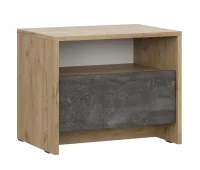 Тумба прикроватная МСП-1 дуб золотой/камень темный Тумба прикроватная МСП-1 дуб золотой/камень темный