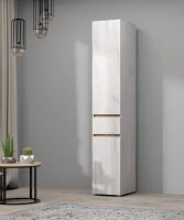 Пенал Лиана дуб крафт белый/дуб крафт золотой