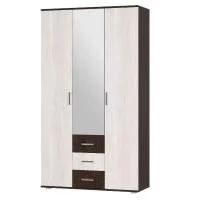 Шкаф 3-х створчатый Белла венге/ясень белый