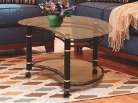 Журнальный стеклянный стол-19 Журнальный стеклянный стол-19