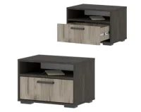 Тумба прикроватная Эдинбург ТБ-01 железный камень/дуб крафт серый Тумба прикроватная Эдинбург ТБ-01 железный камень/дуб крафт серый
