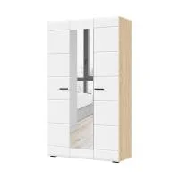 Шкаф 3-х створчатый Либерти ШК-03 дуб сонома/белый глянец