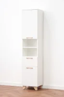 Пенал Копенгаген с нишей белый/белый матовый