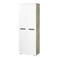 Шкаф распашной Наоми ШК-20 дуб каньон/белый глянец