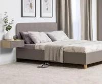 Кровать с подъемным механизмом Амьен 11.44 плейн/веллюто капучино Кровать с подъемным механизмом Амьен 11.44 плейн/веллюто капучино