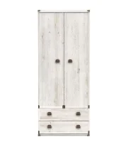 Шкаф с полками Индиана JSZF2D2S сосна каньон