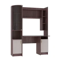 Компьютерный стол Омега-1 анкор темный/светлый