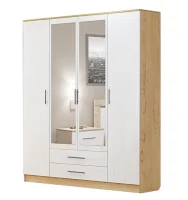 Шкаф 4-дверный Светлана №5 дуб бунратти/бодега