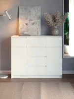 Комод Мори МК 1200.4 белый Комод Мори МК 1200.4 белый